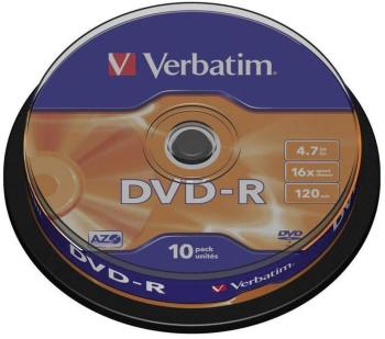 Verbatim 43523 DVD-R 4.7 GB 10 ks vreteno
