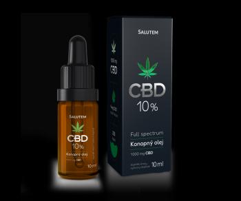 CBD 10 % Konopný olej SALUTEM