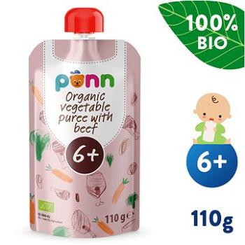 SALVEST Ponn BIO Hovädzie mäso so zeleninovým pyré (100 g) (4740073071083)