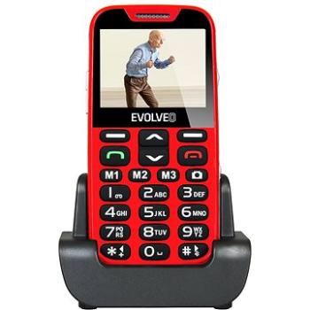 EVOLVEO EasyPhone XD, červeno-strieborný (EP-600-XDR)