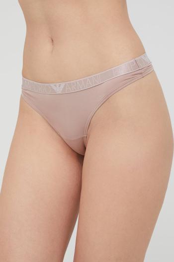 Tangá Emporio Armani Underwear ružová farba,