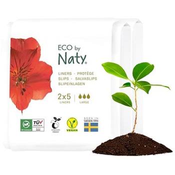 NATY Dámske ECO slipové vložky – super – cestovné balenie 2× 5 ks (7330933177030)