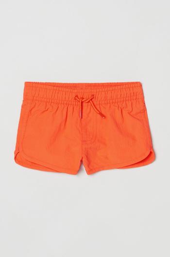 Detské plavkové šortky OVS oranžová farba