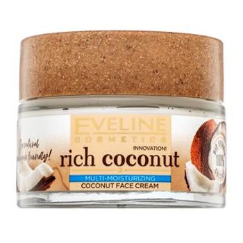 Eveline Rich Coconut Multi-Moisturizing Coconut Face Cream vyživujúci krém pre všetky typy pleti 50 ml