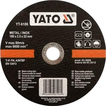 Yato Kotúč na kov 180 × 22 × 1,5 mm INOX (5906083961052)