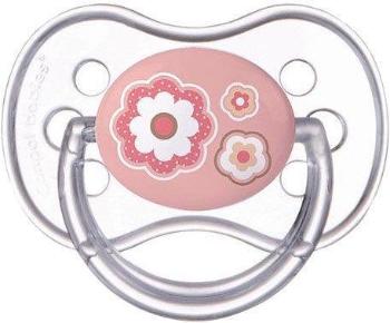 CANPOL BABIES Cumlík silikónový symetrický 0-6m Newborn Baby - ružová