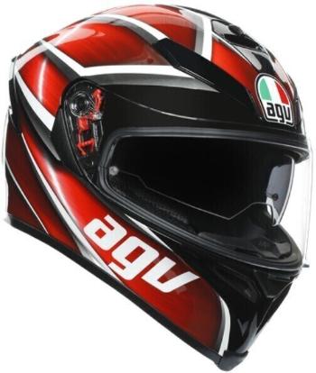 AGV K-5 S Tempest Black/Red L Prilba