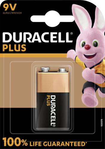 Duracell Plus-9V B1 9 V batéria alkalicko-mangánová  9 V 1 ks