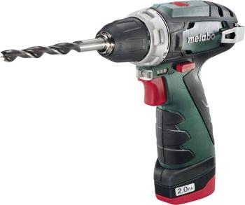 Metabo PowerMaxx BS 600079500 aku vŕtací skrutkovač  10.8 V 2 Ah Li-Ion akumulátor + akumulátor