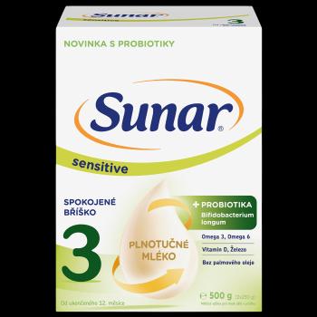 SUNAR Sensitive 3, batoľacie mlieko 500 g