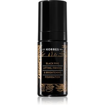 Korres Black Pine rozjasňujúci tekutý make-up so spevňujúcim účinkom odtieň BPF00 30 ml