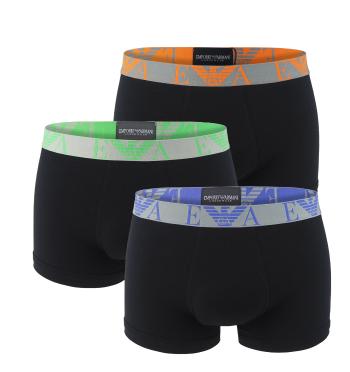 EMPORIO ARMANI - boxerky 3PACK stretch cotton nero con Armani logo - limited edition-L (86-91 cm)