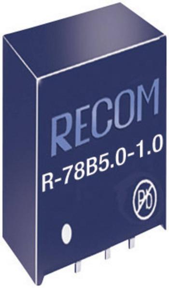 RECOM R-78B5.0-1.0 DC / DC menič napätia, DPS  5 V/DC 1 A 5 W Počet výstupov: 1 x