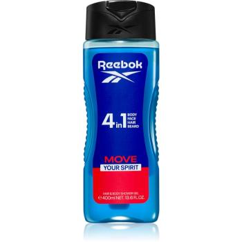 Reebok Move Your Spirit osviežujúci sprchový gél 4 v 1 400 ml