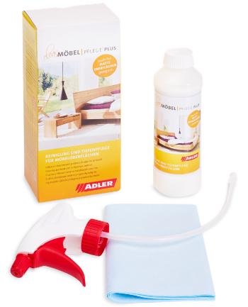 Adler CLEAN Möbelpflege-Plus - sada na ošetrovanie dreveného nábytku 250 ml
