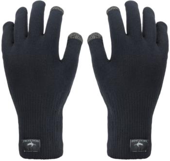 Sealskinz Waterproof All Weather Ultra Grip Knitted Gloves Black S