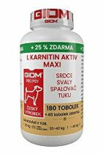 Giom S dog L-karnitín Aktiv 60 MAXI tbl+25% zdarma