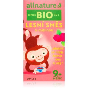 Allnature Detský čaj BIO Lesná zmes s malinou čaj v BIO kvalite 20x1,5 g