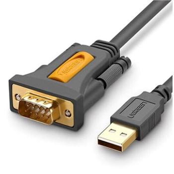 Ugreen USB 2.0 to RS-232 COM Port DB9 (M) Adaptér Cable Black 1,5 m (20211)