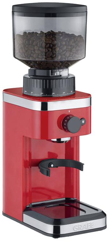 Graef  CM503EU mlynček na kávu  červená kužeľový drvič