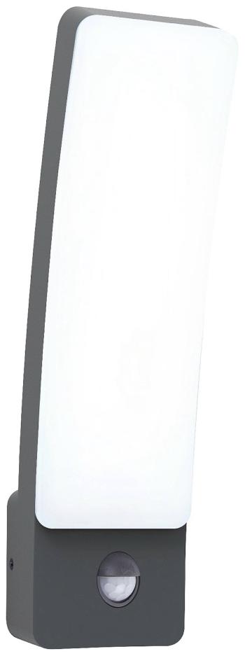 Lutec KIRA 6939412010557 LED vonkajšie nástenné osvetlenie s PIR senzorom  18 W neutrálna biela antracitová