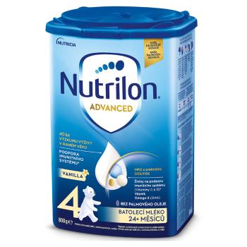 NUTRILON 4 Advanced Vanilla Pokračovacie batoľacie mlieko od 24-36 mesiacov 800 g