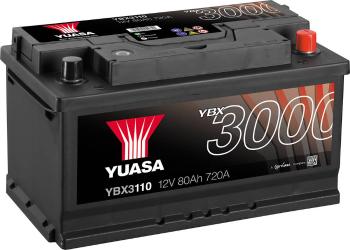 Yuasa SMF YBX3110 autobatérie 12 V 80 Ah  T1 Ukladanie buniek 0