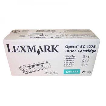 Lexmark 1361752, cyan, 3500 str., Optra SC-1275 originálny toner