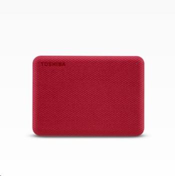 TOSHIBA Externý HDD CANVIO ADVANCE (NEW) 4TB, USB 3.2 Gen 1, červená / red