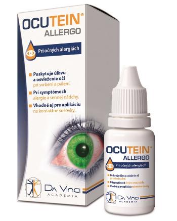 Ocutein ALLERGO - DA VINCI očné kvapky pri očných alergiách 1x 15 ml