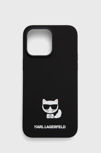 Puzdro na mobil Karl Lagerfeld Iphone 14 Pro Max 6,7" čierna farba