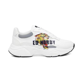 Ed Hardy  Insert runner-tiger-white/multi  Módne tenisky Biela