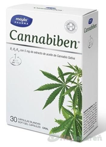 Cannabiben na báze konopného oleja, cps 1x30 ks