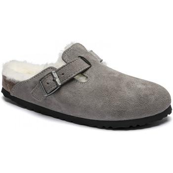 Birkenstock  Sandále Boston vl shearling  Šedá