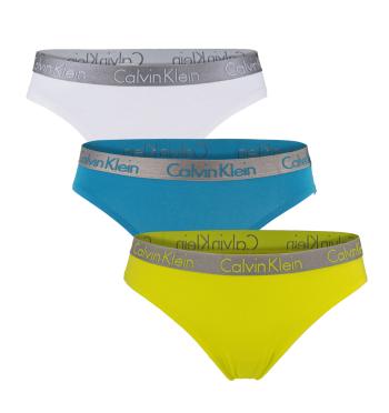 CALVIN KLEIN - 3PACK nohavičky radiant cotton fashion multicolor - limitovaná edícia-S