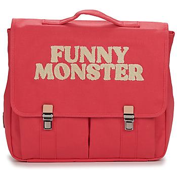 Jojo Factory  Školské tašky a aktovky CARTABLE UNIE PINK FUNNY MONSTER  Ružová