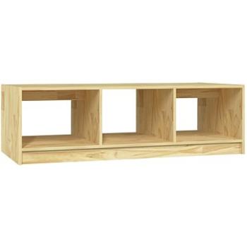 SHUMEE Konferenčný stolík 110 × 50 × 34 cm masívne borovicové drevo, 809912