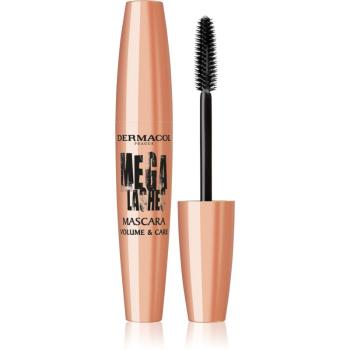 Dermacol Mega Lashes Volume & Care riasenka pre extrémny objem a intenzívnu čiernu farbu 11,5 ml