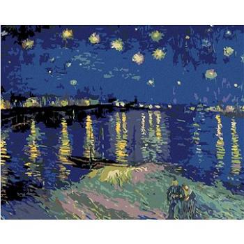 Maľovanie podľa čísel – Hviezdna noc nad Rhonou (van Gogh) (HRAmal00350nad)
