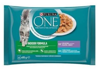 PURINA ONE cat Multipack Indoor 4x85g