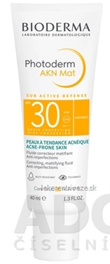 BIODERMA Photoderm AKN MAT SPF 30 (V3) fluid (inov.2022) 1x40 ml