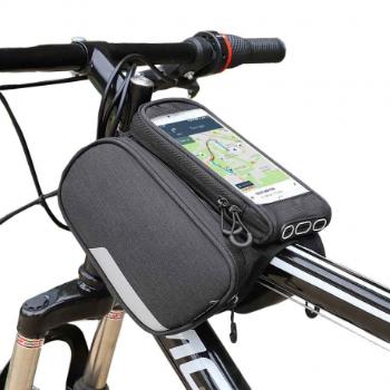 MG Bike Front Storage Frame cyklistická taška na bicykel 6.5'' 1.5L, čierna (WBB7BK)