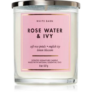 Bath & Body Works Rose Water & Ivy vonná sviečka 227 g