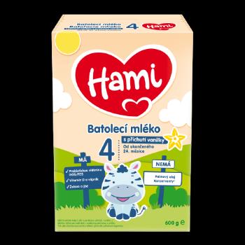 Hami 4 Batoľacie mlieko s príchuťou vanilky od uk. 24. mesiaca 600 g