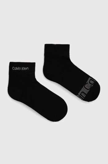 Ponožky Calvin Klein 4-pak pánske, čierna farba, 701229666,