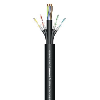 Sommer Cable MONOLITH 4 DMX-Kombil./Black 3x1,5mm? +