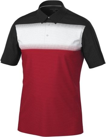 Galvin Green Mo Mens Breathable Short Sleeve Shirt Red/White/Black M Polo košeľa