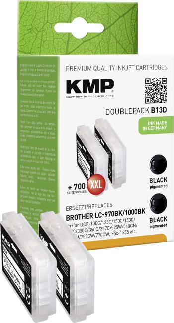 KMP Ink náhradný Brother LC-970 kompatibilná Dual čierna B13D 1060,0021