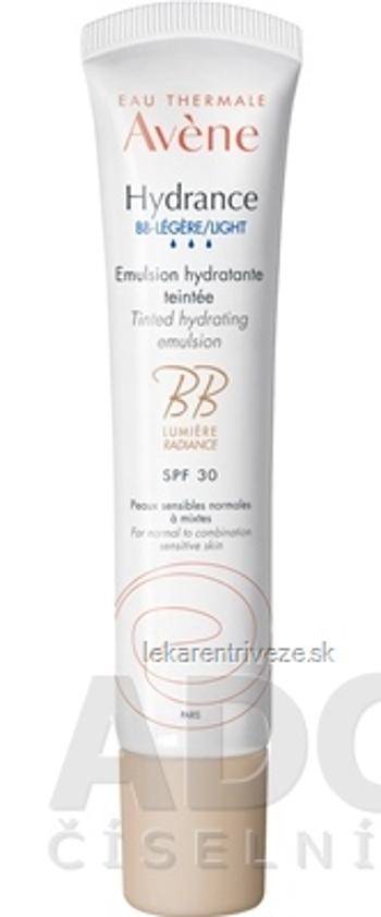 AVENE HYDRANCE BB LÉGÈRE EMULSION TEINTÈE hydratačná emulzia SPF 30, 1x40 ml