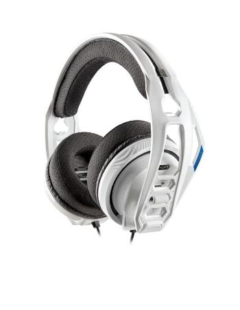 Nacon RIG 400HSW, herní headset, 3,5mm jack, pro PS5, PS4 a PC, bílá